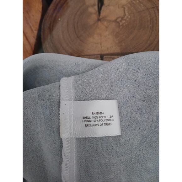 Boston Proper Peasant Bell Sleeve Paisley Beaded Rhinestone Bling Blouse Size 0 - Picture 7 of 10